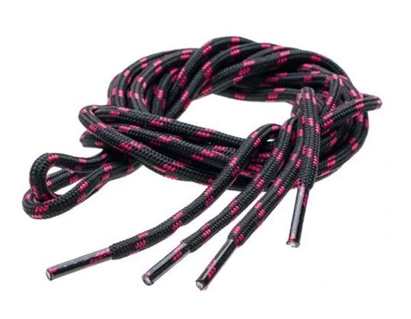 Picture of LACE TRIP BLACK/FUCHSIA 120CM